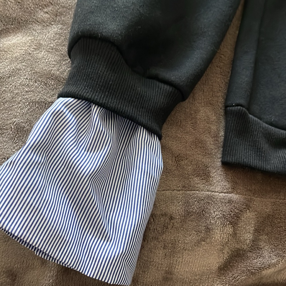 Heavyweight Stretch cotton sweatshirt with cuffs - sz S - Picture 9 of 9
